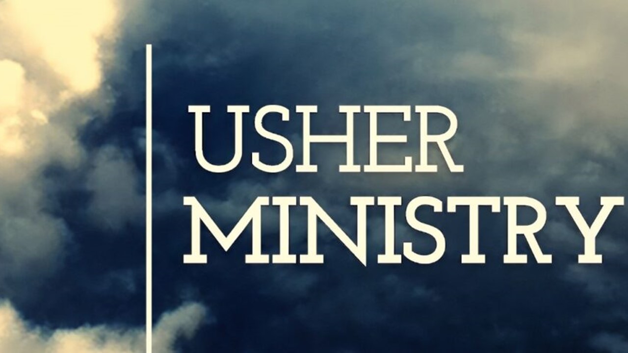 Usher Ministry Banner